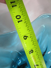 Load image into Gallery viewer, Vintage LE Smith Teal Blue Six Petal Banana Fruit Dish Bowl