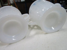 Load image into Gallery viewer, Vintage Opalescent Pressed Glass Sugar and Creamer Set