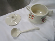Load image into Gallery viewer, Vintage Ceramic Vegetable Covered Soup Tureen with Ladle