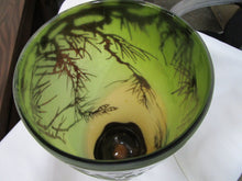Load image into Gallery viewer, Early 1900's French Cameo Glass Arts & Crafts Nature Pillar Vase