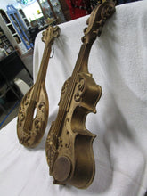 Load image into Gallery viewer, 1975 Sexton USA Metal Violin and Mandolin Wall Decor Set