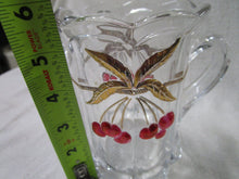 Load image into Gallery viewer, Vintage Mosser Cherry and Cable Clear Glass Double Handle Spooner