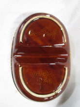 Load image into Gallery viewer, Vintage Hull USA Oven Proof Brown Drip Glaze Divided Pottery Serving Dish