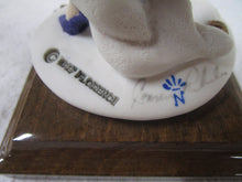 Load image into Gallery viewer, 1987 Giuseppe Armani Florence Lady With Dog Colorized Figurine on Wood Base