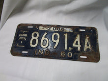Load image into Gallery viewer, 1960 Indiana Trailer 3000 LB License Plate Tag 86914A