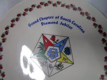 Load image into Gallery viewer, 1982 Order of the Eastern Star Diamond Jubilee Wall Souvenir Plate
