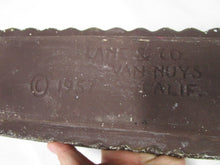 Load image into Gallery viewer, 1957 Lane & Co. Van Nuys CA Brown Spatter Low Rectangular Indoor Planter