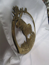 Load image into Gallery viewer, Vintage Royal Order Of Moose Brass Trivet Wall Plaque