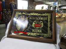 Load image into Gallery viewer, Vintage Wolfschmidt Genuine Vodka Czar Bar Man Cave Mirror