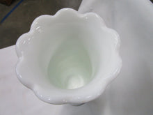 Load image into Gallery viewer, Vintage Westmoreland Leaves & Berries Milk Glass Pedestal Vase