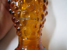 Load image into Gallery viewer, Vintage Empoli Italy Green Textured Glass Tall Decanter Bottle with Repaired Stopper