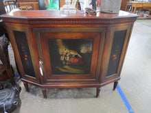 Load image into Gallery viewer, Antique Elgin A. Simonds Co. Matched Pair Walnut Diagonal Music and Floral Motif Commodes Cabinets