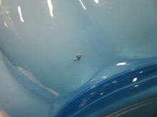 Load image into Gallery viewer, Vintage Fenton Blue Melon Ruffled Edge Vase