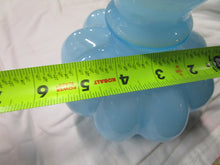 Load image into Gallery viewer, Vintage Fenton Blue Melon Ruffled Edge Vase