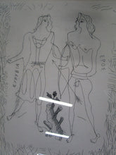 Load image into Gallery viewer, Eurybia & Eros Litho Print Circa 1932 by Georges Braque Framed Wall Art