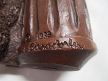 Load image into Gallery viewer, 1993 E. Biersdorfer Pecan Resin Do Not Feed The Bears Figurine