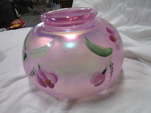 Load image into Gallery viewer, Vintage Fenton Handpainted Pink Opalescent Rose Bowl