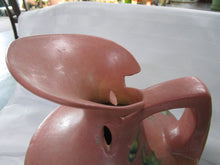 Load image into Gallery viewer, Vintage Roseville White Roses 990-10 Pottery Ewer Pitcher