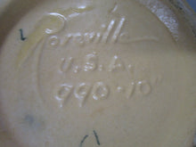 Load image into Gallery viewer, Vintage Roseville White Roses 990-10 Pottery Ewer Pitcher