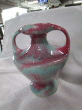 Load image into Gallery viewer, MCM California Pottery 521 Mint/Pink Double Handle Ewer Vase Decor