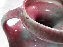 Load image into Gallery viewer, MCM California Pottery 521 Mint/Pink Double Handle Ewer Vase Decor