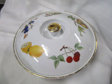 Load image into Gallery viewer, Vintage Royal Worcester England Porcelain Fruit Motif Casserole Dish with Lid