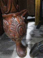 Load image into Gallery viewer, Vintage Mahogany Floral Carved Eight Drawer Highboy Breakfront Dresser