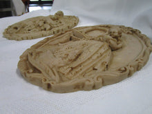 Load image into Gallery viewer, Vintage Gino Ruggeri Italy Victorian Girl with Animals Wall Plaques Pair
