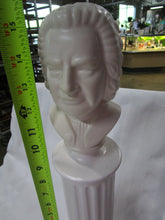Load image into Gallery viewer, Vintage Bach's Booze Cream Porcelain Musical Empty Liquor Decanter