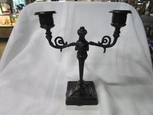 Load image into Gallery viewer, Vintage Maitland Smith Bronze Woman Figural Art Nouveau Candlestick Holders Set of 2 with Bobeches