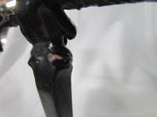 Load image into Gallery viewer, Vintage Maitland Smith Bronze Woman Figural Art Nouveau Candlestick Holders Set of 2 with Bobeches