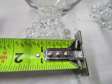 Load image into Gallery viewer, Vintage Anchor Hocking Boopie Clear Glass Juice Liquor Footed Glasses Set of 6