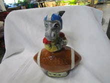 Load image into Gallery viewer, 1972 Jim Beam Football Donkey Political Figural Empty Decanter Bottle