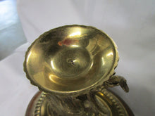 Load image into Gallery viewer, Vintage Swan Holding Branch Gentleman's Pocket Watch Holder on Wood Base