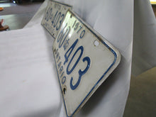 Load image into Gallery viewer, 1970 Ontario 60 403 Automobile License Plate Tag Matched Pair