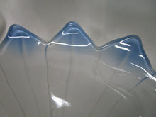 Load image into Gallery viewer, Vintage Painted Glass Blue/White/Yellow Decor Console Bowl