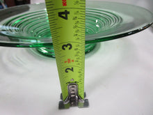 Load image into Gallery viewer, Vintage Vaseline Glass Horizontal Ribbed Console Decor Bowl