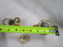 Load image into Gallery viewer, Vintage Enesco Floral Bead Porcelain Creamer and Sugar Bowl Set