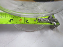 Load image into Gallery viewer, Vintage Culver Valiancia Clear Glass with 22K Gold Overlay and Green Diamond Pedestal Glass