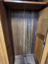Load image into Gallery viewer, Antique Eastlake Mirrored Oak Armoire Wardrobe