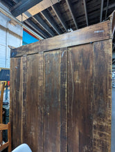 Load image into Gallery viewer, Antique Eastlake Mirrored Oak Armoire Wardrobe