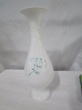 Load image into Gallery viewer, Vintage Milk Glass Handpainted Floral Flared Vase