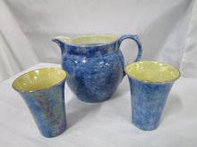 Load image into Gallery viewer, Vintage Byzanta Ware Stoke on Trent England, Pitcher and Two Tumblers
