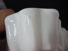 Load image into Gallery viewer, Vintage Fenton Old Virginia Thumbprints Milk Glass Ruffled Large Bowl