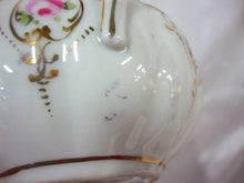 Load image into Gallery viewer, Vintage Hand-Painted Green & Gold Sugar & Creamer Set