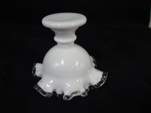 Load image into Gallery viewer, Vintage Fenton Silver Crest Pedestal Epergne Vase No Flute