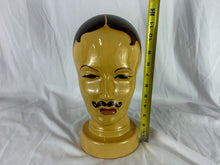 Load image into Gallery viewer, Vintage West Germany Men's Mannequin Head with Mustache