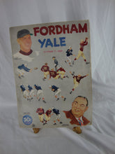 Load image into Gallery viewer, October 7, 1950 Fordham vs Yale NCAA Football Game Program