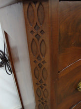 Load image into Gallery viewer, Antique Chippendale Serpentine Mahogany Four Drawer Chest of Drawers