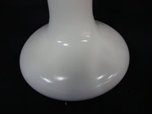 Load image into Gallery viewer, Vintage Fenton White Milk Glass Large Silver Crest Fluted Vase